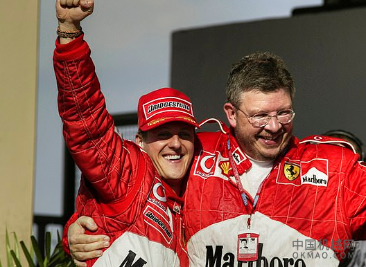 F1首席执行官罗斯布朗已经提出迈克尔舒马赫可能会恢复的希望    中国机械网,okmao.com