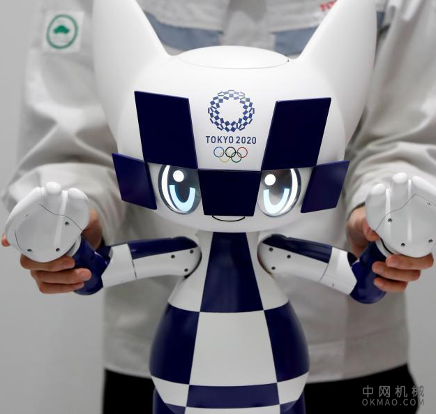 东京奥运会吉祥物机器人发布,近日,日本丰田汽车公司举行的新闻预览展示中,展示了2020年东京奥运会吉祥物机器人Miraitowa,该机器人将用于支持东京2020年奥运会和残奥会 中国机械网,okmao.com