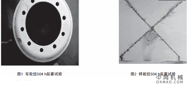 浅谈耐候性阴极电泳漆在载货车型钢车轮涂装上的应用，以前国内型钢车轮的涂层一般仅为一层阴极电泳涂层 中国机械网,okmao.com