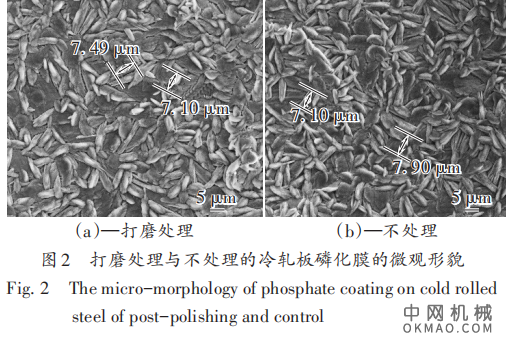 车身磷化膜异常原因分析及措施探讨，涂装新线出现车身磷化膜结晶疏松 中国机械网,okmao.com