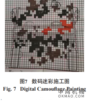 迷彩伪装图样涂装工艺研究及应用（下），为了提高变形迷彩及数码迷彩伪装图样的涂装质量 中国机械网,okmao.com