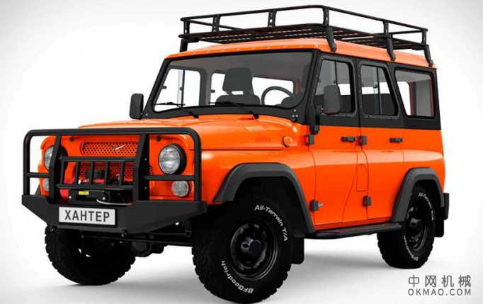 UAZ Hunter Expedition准备进行西伯利亚冒险，升级的保险杠，轮胎以及更多仅仅是个开始 中国机械网,okmao.com