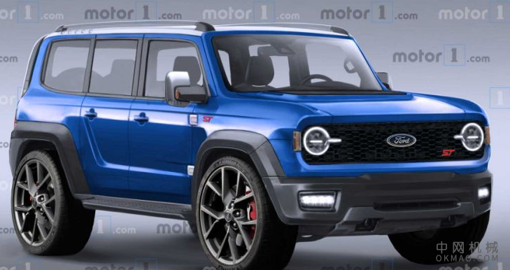 福特Bronco ST渲染想象出一些不太酷的效果 我们创建了一个与野马搏斗的野马 别客气 中国机械网,okmao.com
