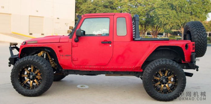 抢在这个增压喜达屋SEMA吉普JK-8中的表演，该钻机是为SEMA建造的，现在可以为您的车库做好准备！ 中国机械网,okmao.com