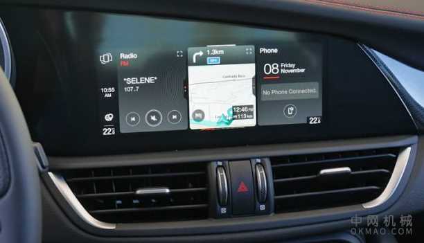 2020 Alfa Romeo Giulia的信息娱乐系统是新的，但是更好吗？ 中国机械网,okmao.com