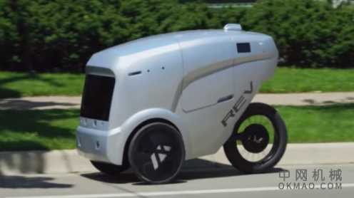 REV-1三轮送餐机器人在密歇根州的使用量约增加4倍 中国机械网,okmao.com