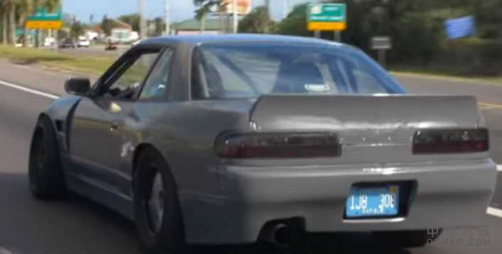 这款日产240SX配备了泰坦的V8 Plus增压器 中国机械网,okmao.com