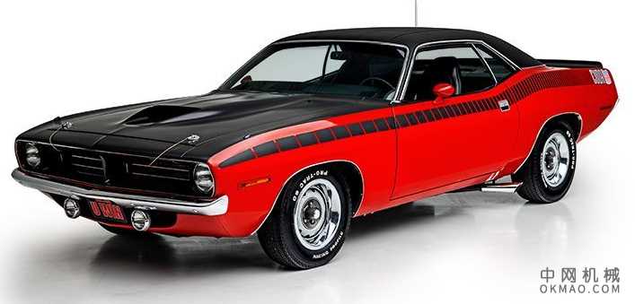 在稀有的1970年普利茅斯AAR'Cuda上徘徊 中国机械网,okmao.com