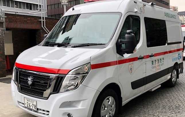 日产NV400成为日本第一部电动救护车 中国机械网,okmao.com