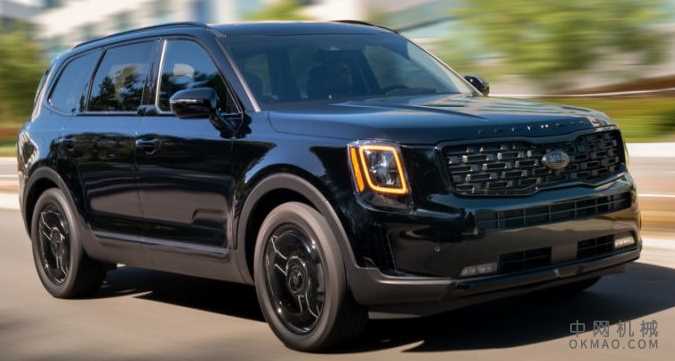 2021年起亚Telluride Nightfall Edition使三排黑色外观更好 中国机械网,okmao.com