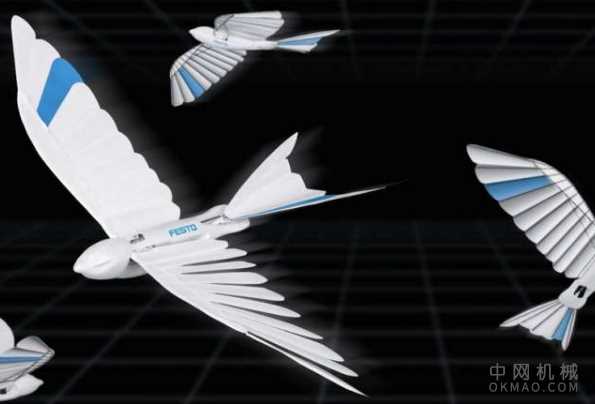 德国公司制造仿生鸟：德国机器人技术公司Festo的最新成果不仅保证了字面上的想象力 中国机械网,okmao.com