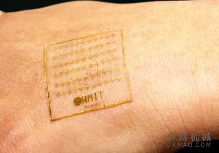 新型电子皮肤可以像人类皮肤一样对疼痛做出反应 中国机械网,okmao.com