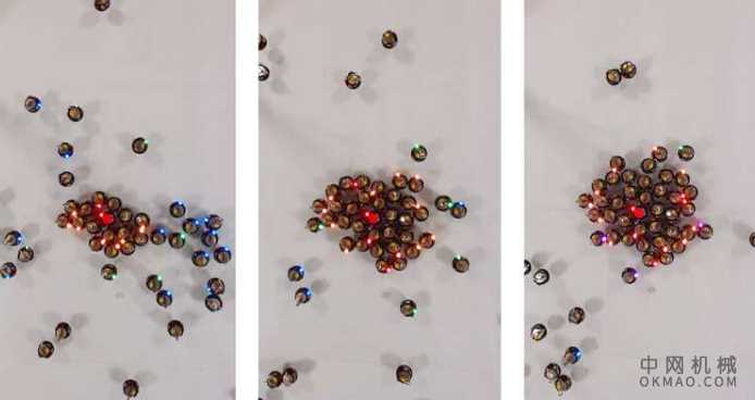 生物启发算法为机器人团队产生协作行为 中国机械网,okmao.com