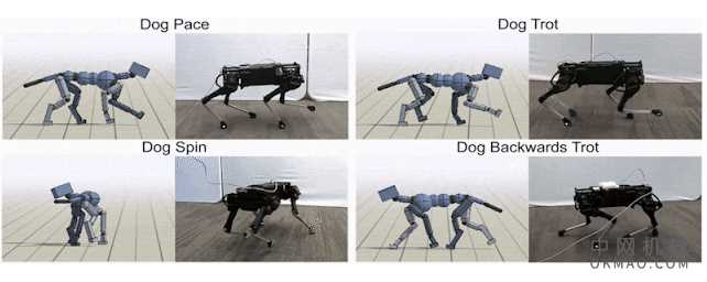 Google如何教机器狗学习像真正的狗一样运动 中国机械网,okmao.com