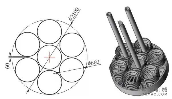 大型轴承内外圈井式炉热处理工装方案的设计 中国机械网,okmao.com