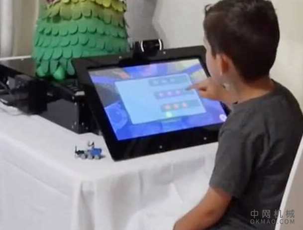 社交辅助机器人可帮助自闭症儿童学习 中国机械网,okmao.com