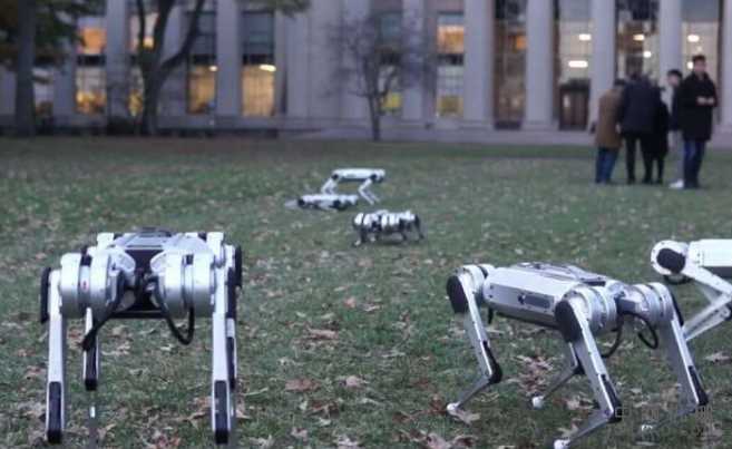 麻省理工学院的迷你猎豹机器人踢足球 中国机械网,okmao.com