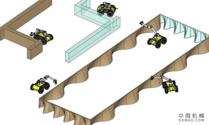 移动3D打印机器人团队可以在地球上固定桥梁并将其建造到火星上 中国机械网,okmao.com
