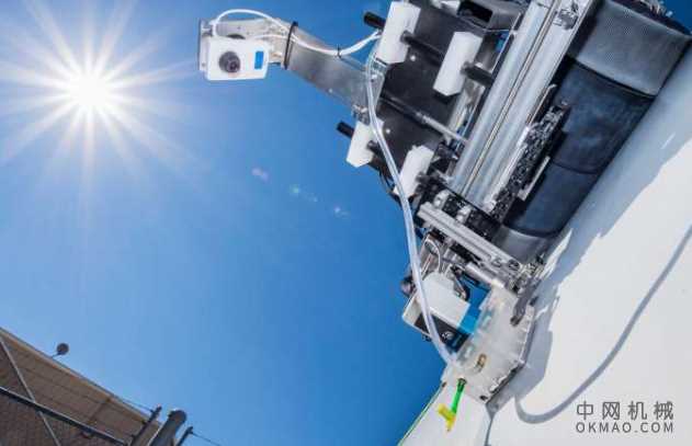 桑迪亚（Sandia）的爬行机器人，无人驾驶飞机检测损坏以挽救风叶片 中国机械网,okmao.com