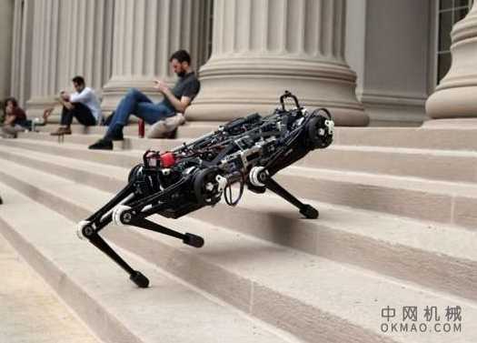 猎豹3机器人可以爬满障碍的楼梯 中国机械网,okmao.com