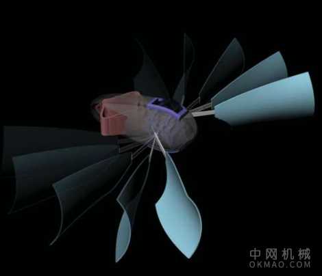 新的机器人概念使用自适应材料在水中游泳 中国机械网,okmao.com