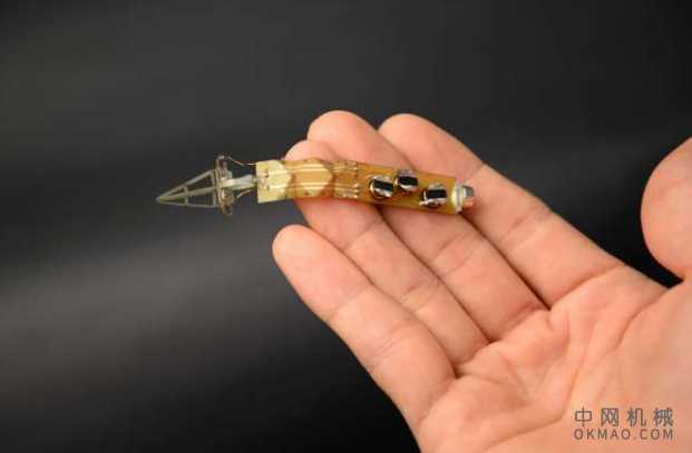 无线磁场和执行器“肌肉”使折叠机器人无需电池即可移动 中国机械网,okmao.com