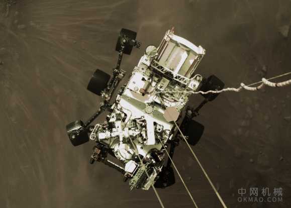 火星探测器返回其全部下降并降落在火星上的实时视频 中国机械网,okmao.com