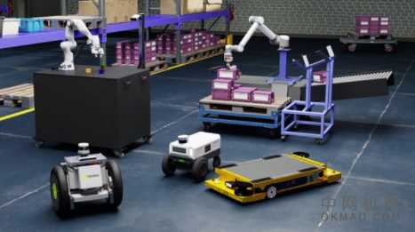 Nvidia Isaac Sim 为设计智能工厂和物流的机器人专家开启公测 中国机械网,okmao.com