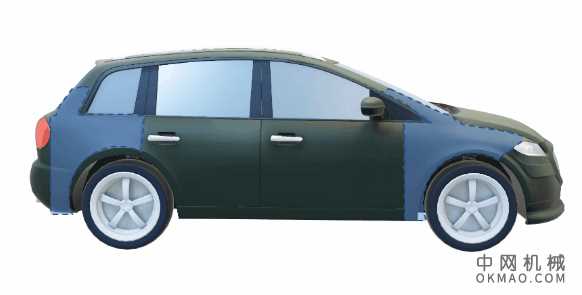 蓝星聚苯醚应用于汽车翼子板，实现轻量化，助力碳达峰! 中国机械网,okmao.com