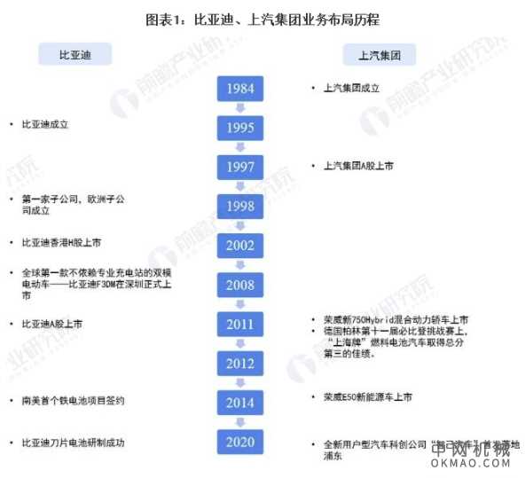 干货！2021年中国新能源汽车行业龙头企业市场竞争格局分析 比亚迪VS上汽集团？ 中国机械网,okmao.com