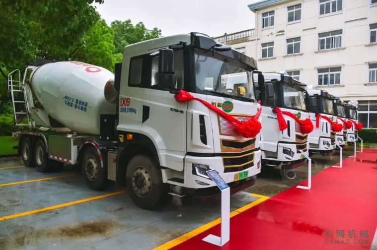 打造绿色商砼运输新标杆 远程X7M醇氢电动搅拌车批量交付中国建材 中国机械网,okmao.com